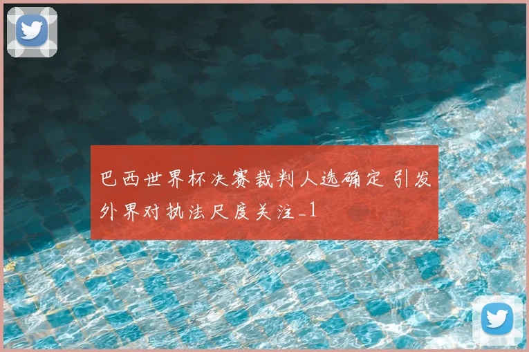 巴西世界杯决赛裁判人选确定 引发外界对执法尺度关注_1